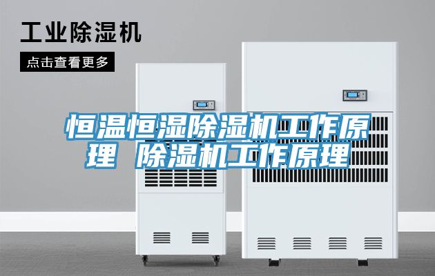 恒溫恒濕91看片软件大全工作原理 91看片软件大全工作原理