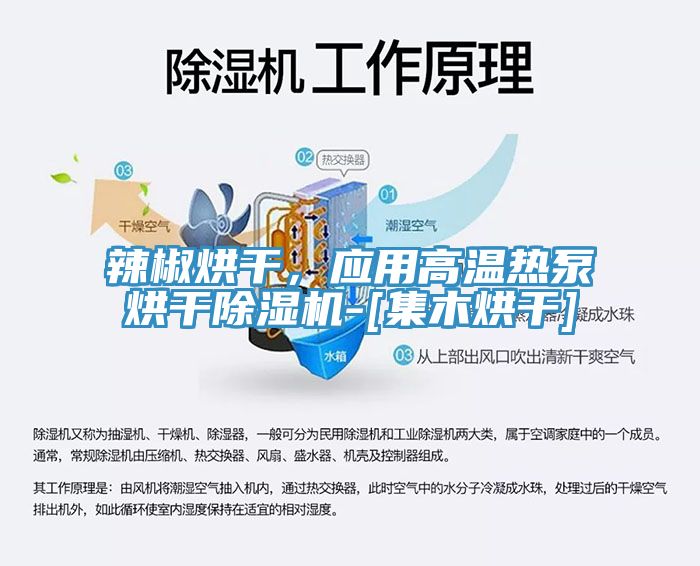 辣椒烘幹，應用高溫熱泵烘幹91看片软件大全-[集木烘幹]