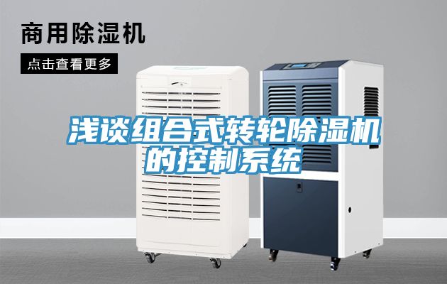 淺談組合式轉輪91看片软件大全的控製係統