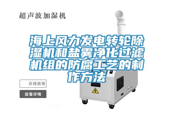 海上風力發電轉輪91看片软件大全和鹽霧淨化過濾機組的防腐工藝的製作方法