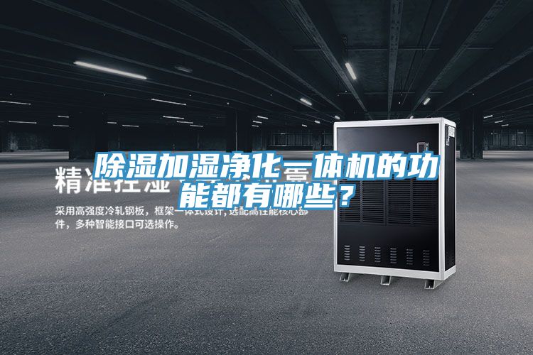 除濕加濕淨化一體機的功能都有哪些？