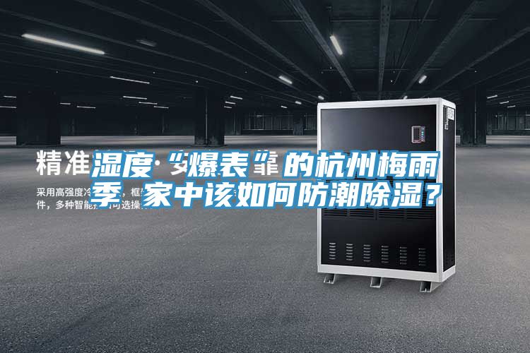 濕度“爆表”的杭州梅雨季 家中該如何防潮除濕？