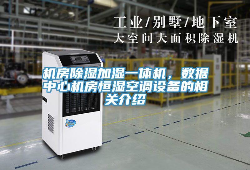機房除濕加濕一體機，數據中心機房恒濕空調設備的相關介紹