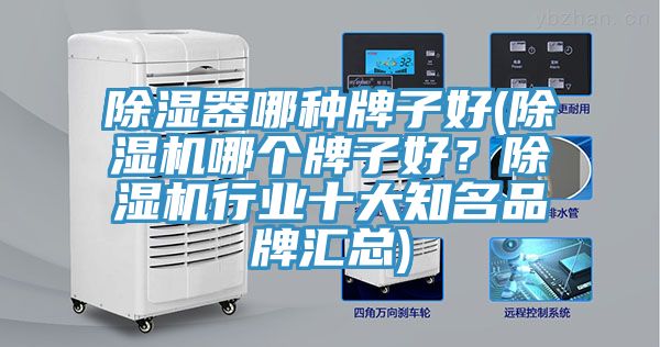除濕器哪種牌子好(91看片软件大全哪個牌子好？91看片软件大全行業十大知名品牌匯總)