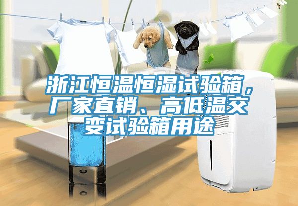 浙江恒溫恒濕試驗箱，廠家直銷、高低溫交變試驗箱用途