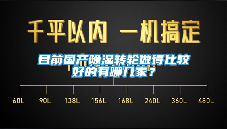 目前國產除濕轉輪做得比較好的有哪幾家？